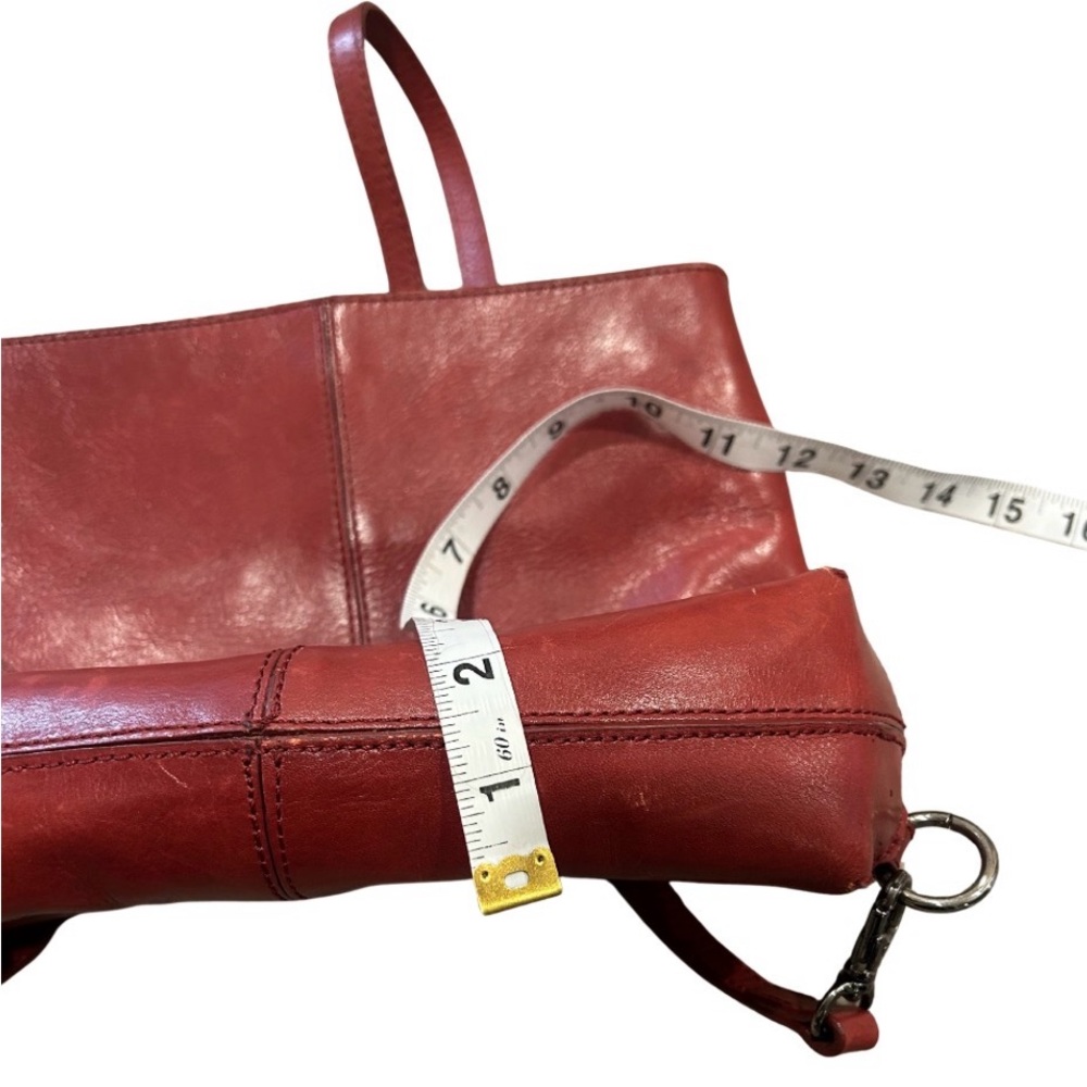 Vintage Ellington Red Leather Convertible Backpack Purse - Picture 10 of 10